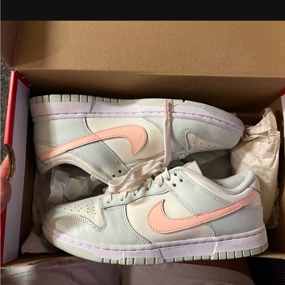 barely green low dunks